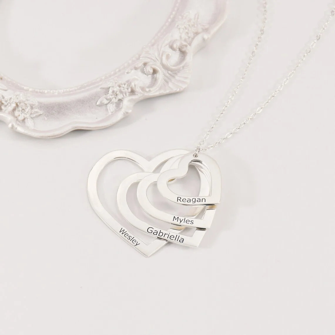 Custom Heart Name Necklace !