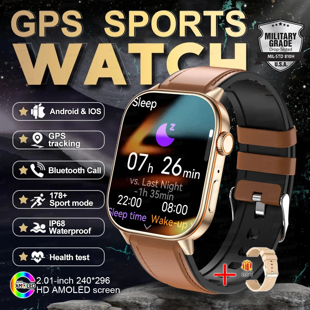 New Ultra GPS Smart Watch 5 ATM Waterproof!