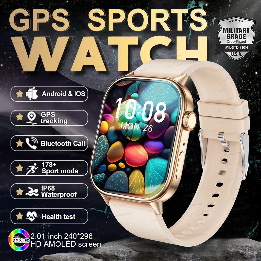 New Ultra GPS Smart Watch 5 ATM Waterproof!