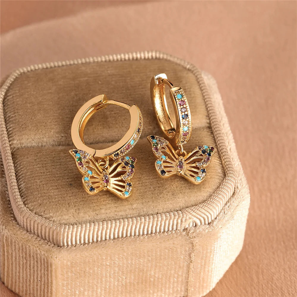 butterfly earrings !