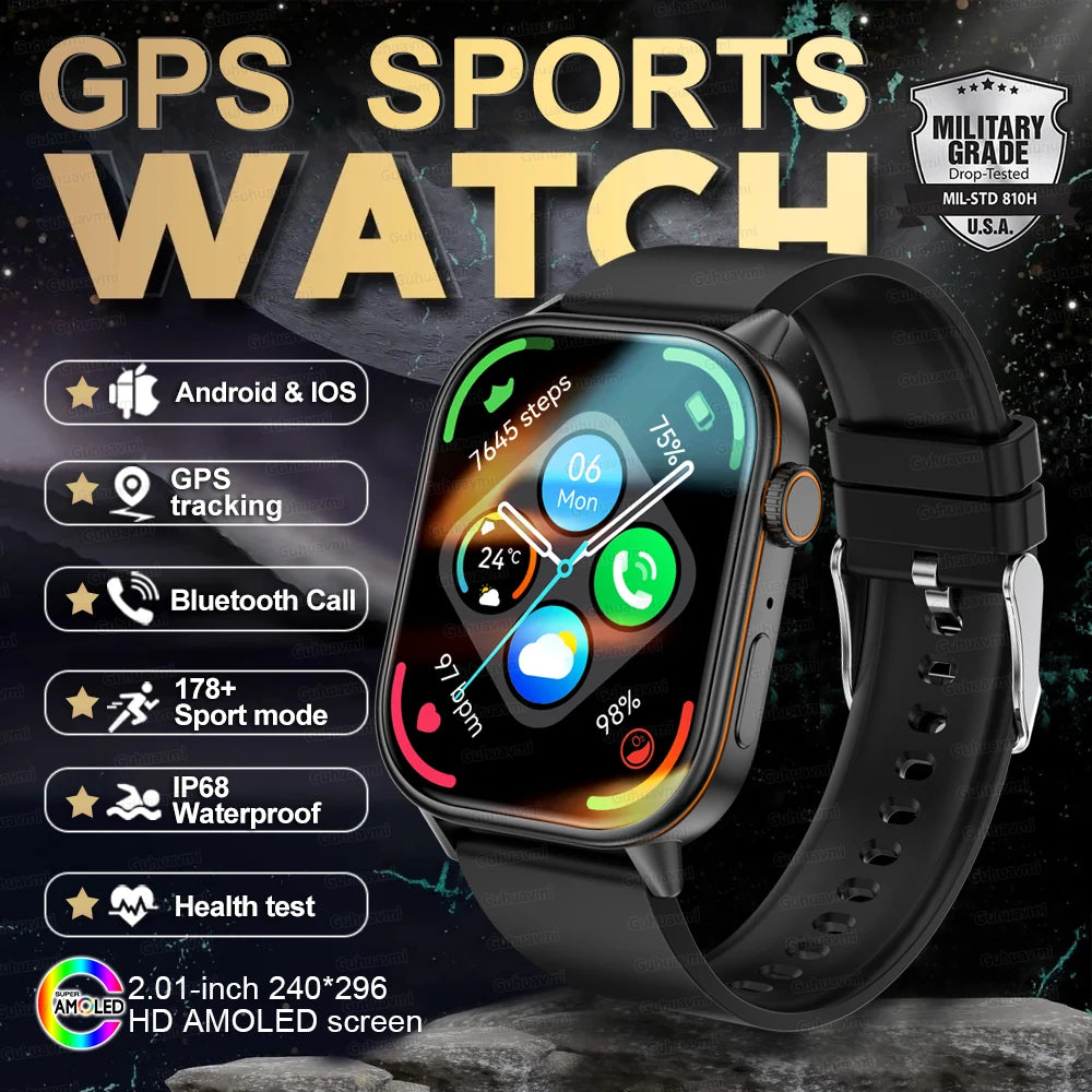 New Ultra GPS Smart Watch 5 ATM Waterproof!