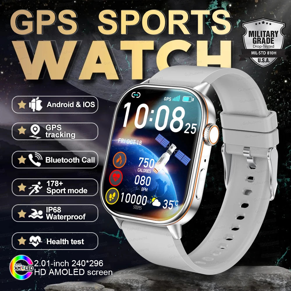 New Ultra GPS Smart Watch 5 ATM Waterproof!