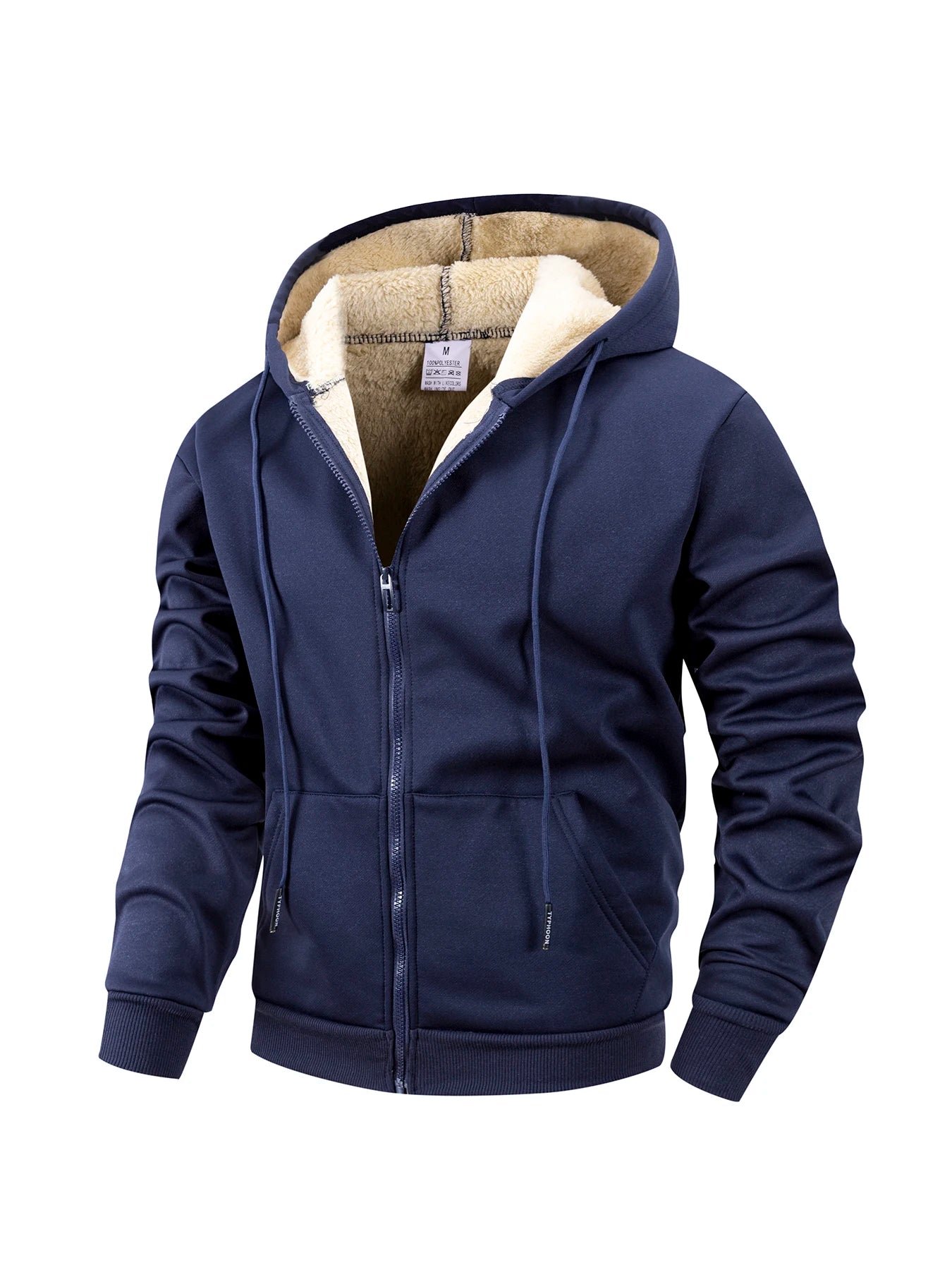 Winter Men's Zipper Jacket Fleece !