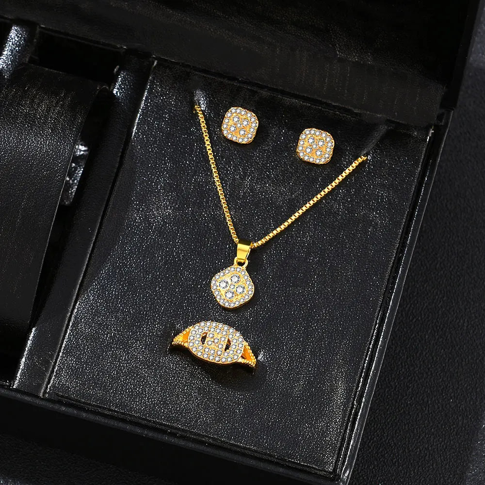 1PC Luxury Cube Jewelry Set !
