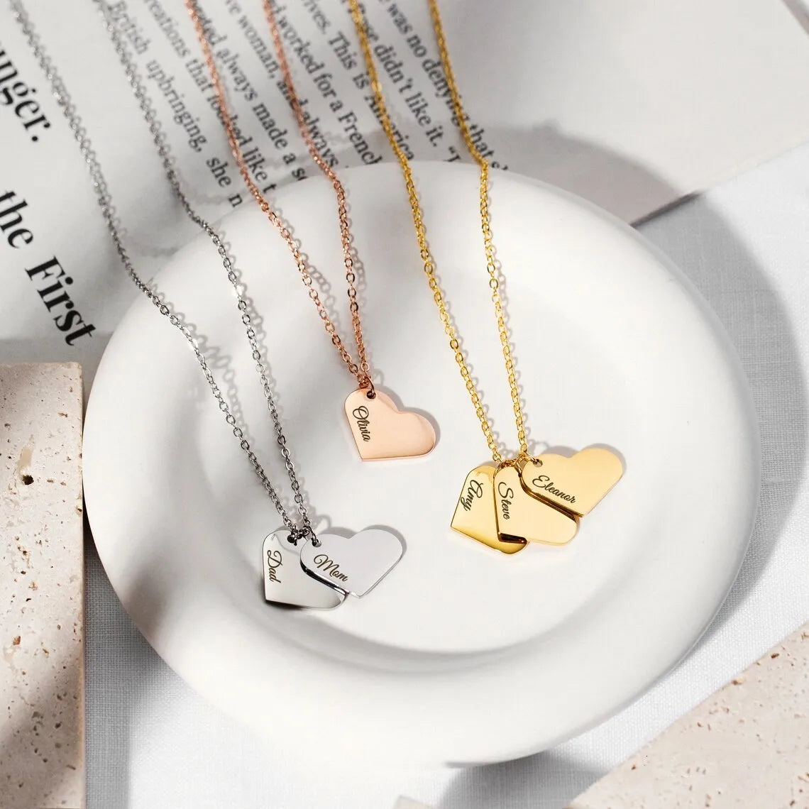 Heart Personalized Name Necklace !