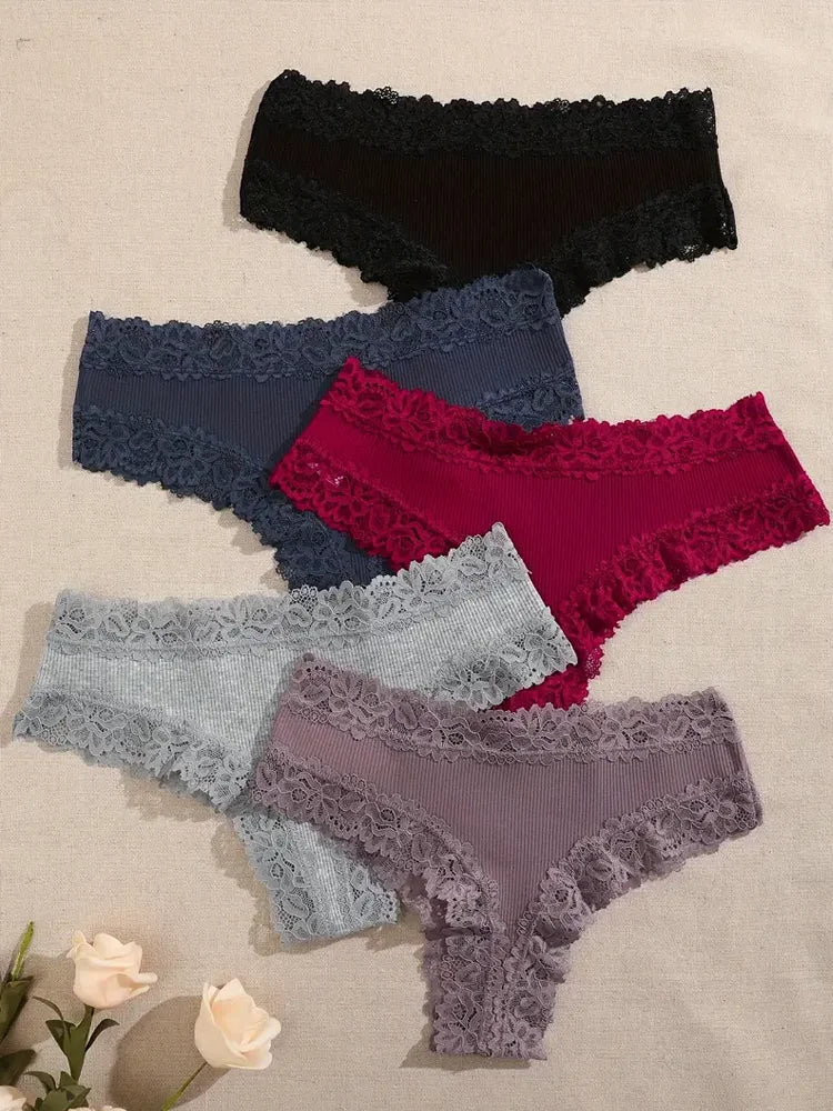 5Pcs/set  Cotton Panties , S-XL