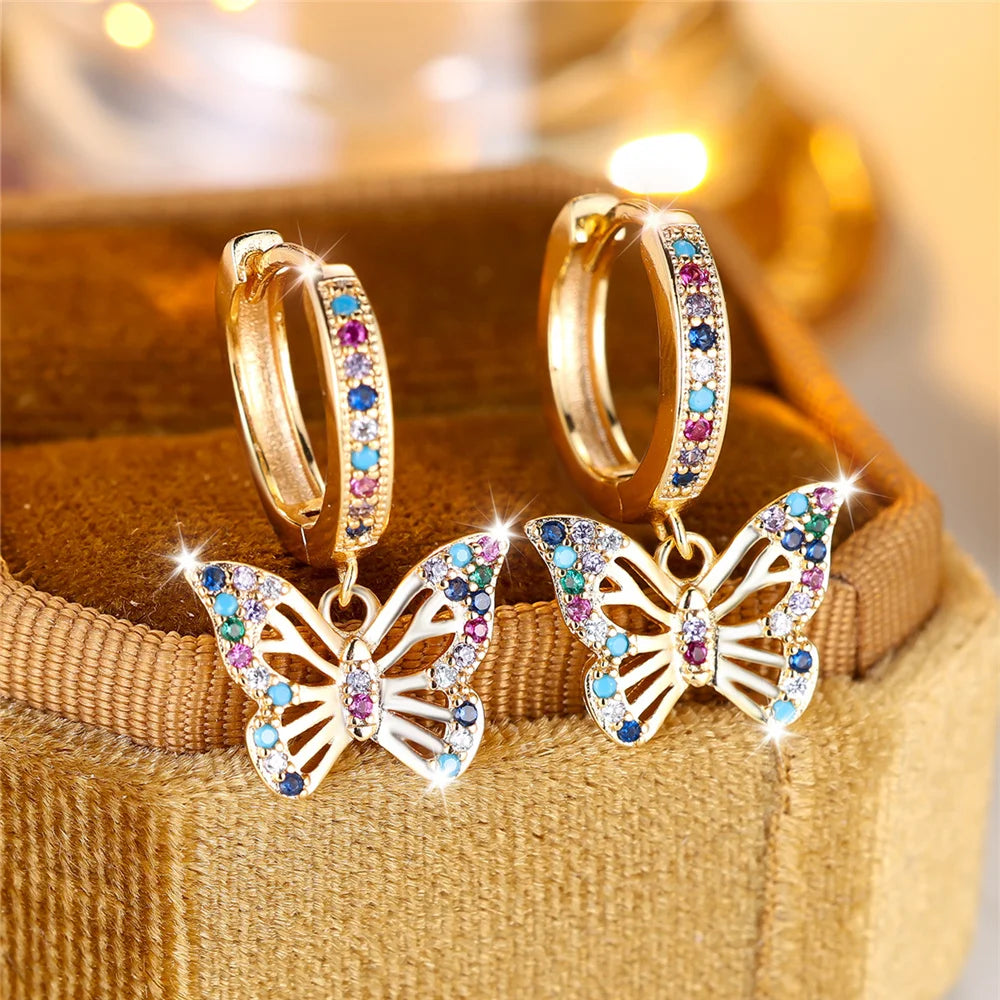 butterfly earrings !