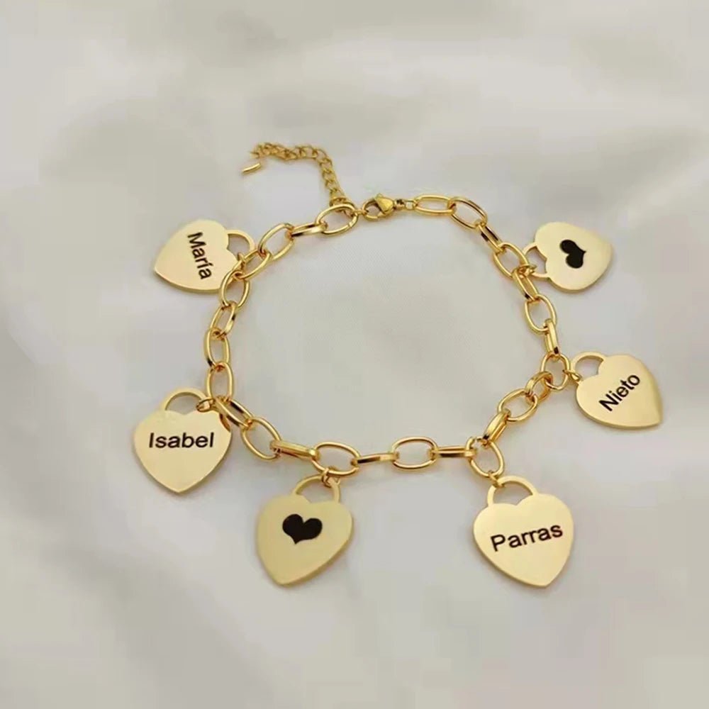 Customized Heart bracelet !
