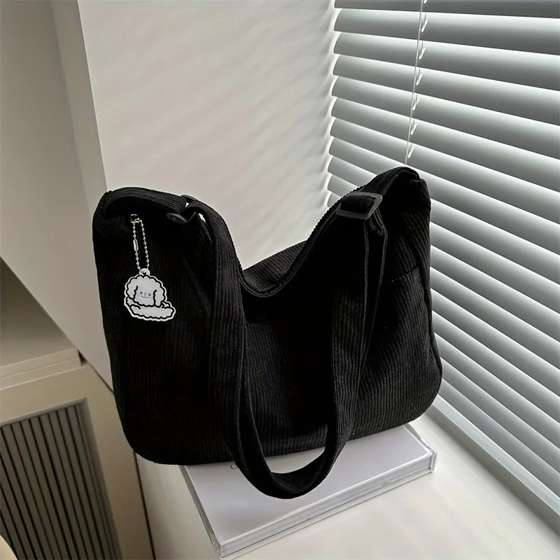 Women’s Corduroy Shoulder Bag!
