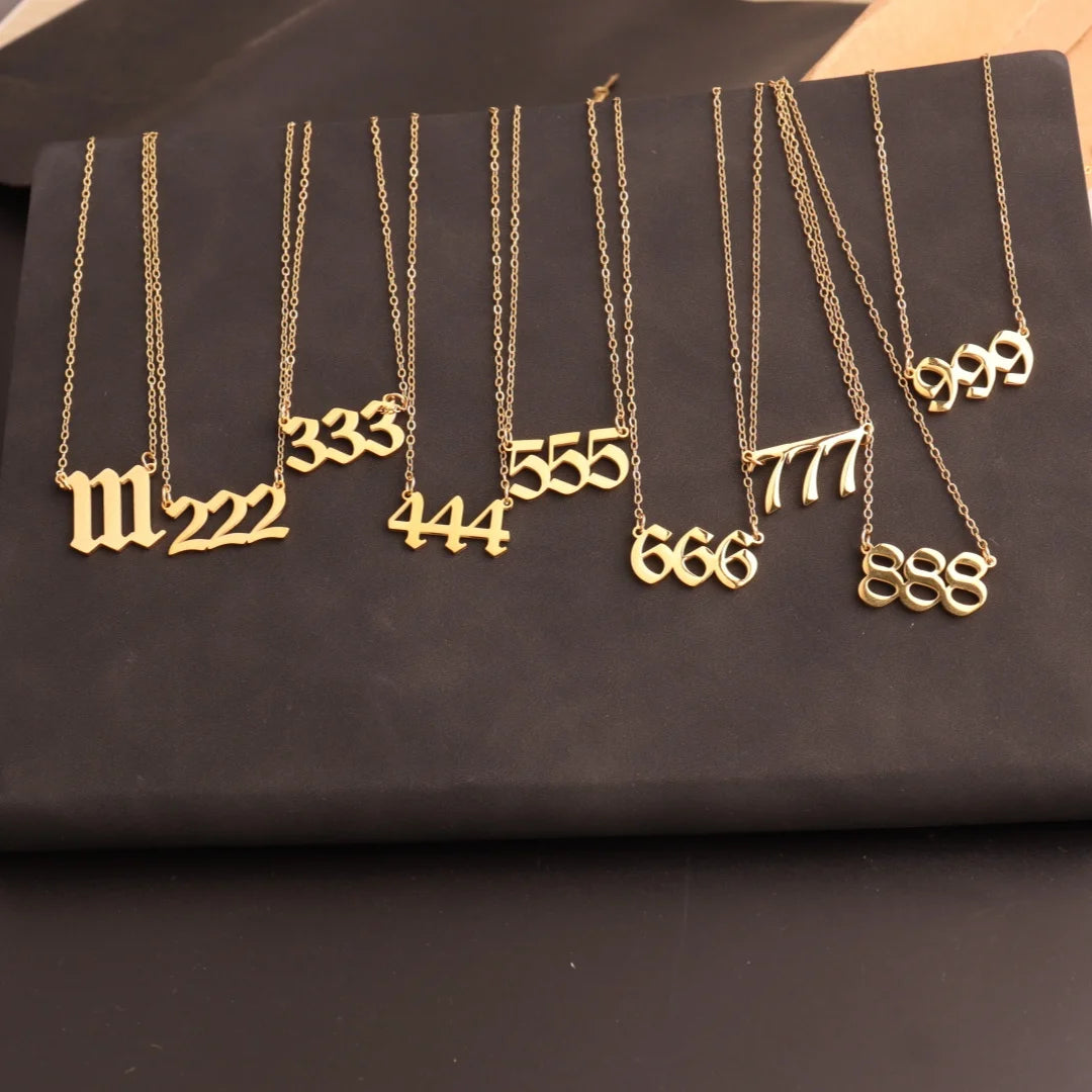 Angel Number Necklace !
