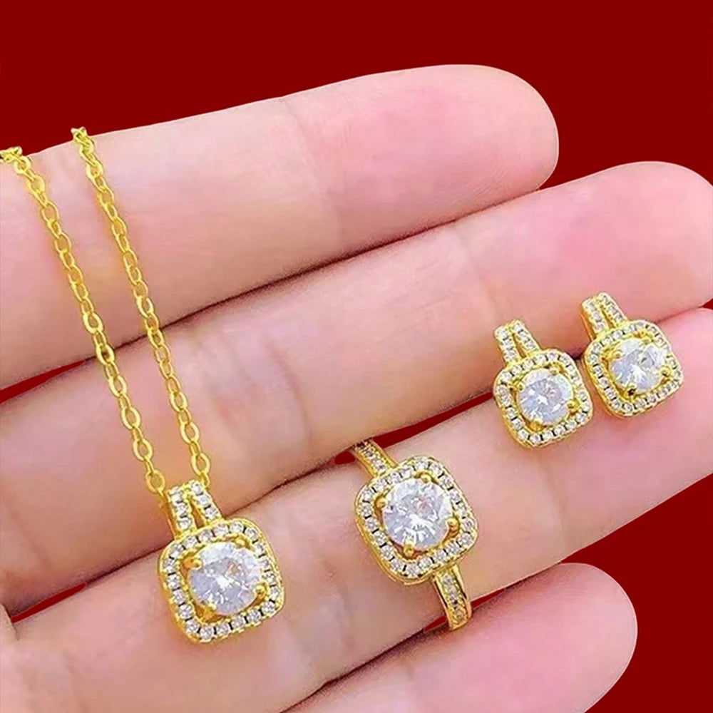 1PC Luxury Cube Jewelry Set !