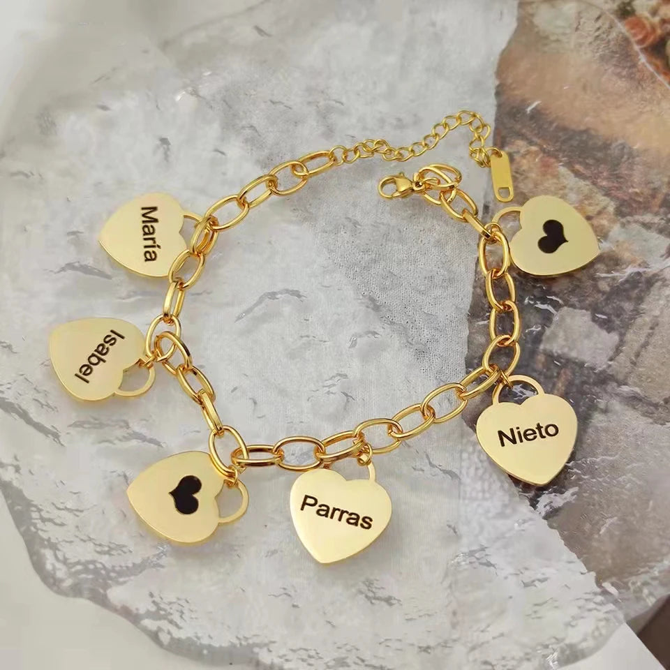 Customized Heart bracelet !