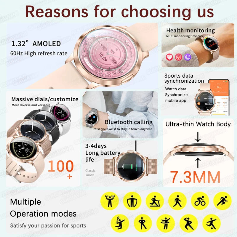 Ultra-thin Smart Watch Women !