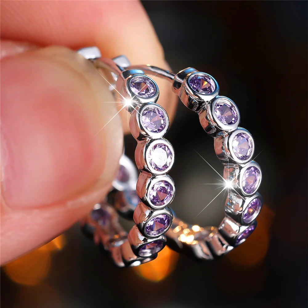 Galaxy Hoop Earrings !