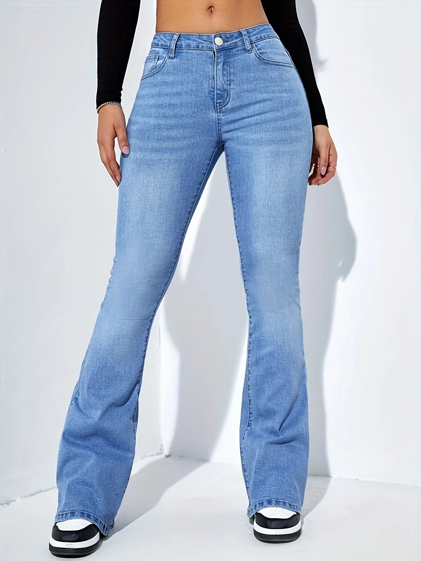 Women's jeans high waist stretch !