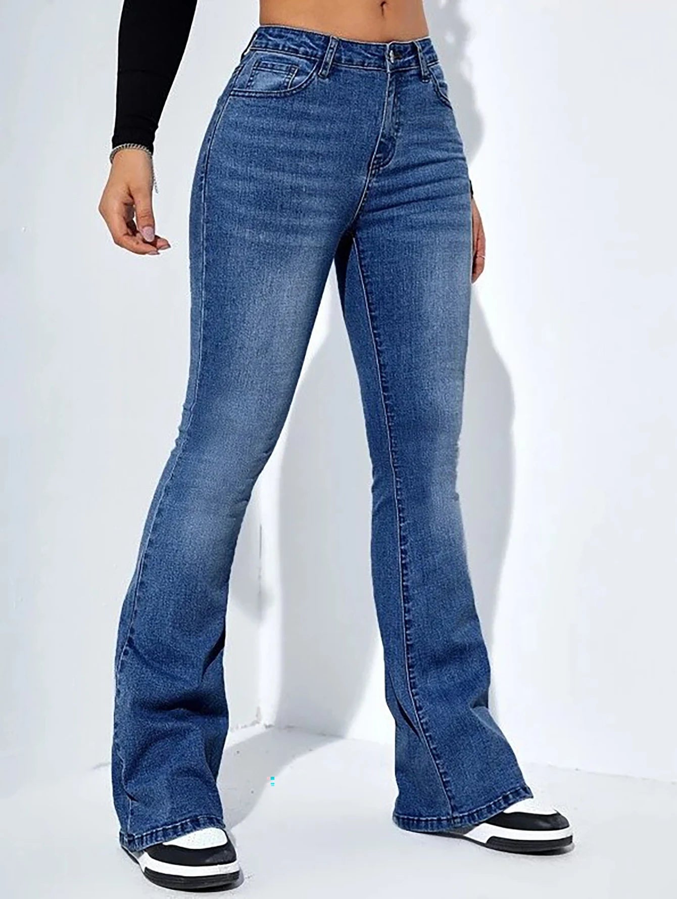 Women's jeans high waist stretch !