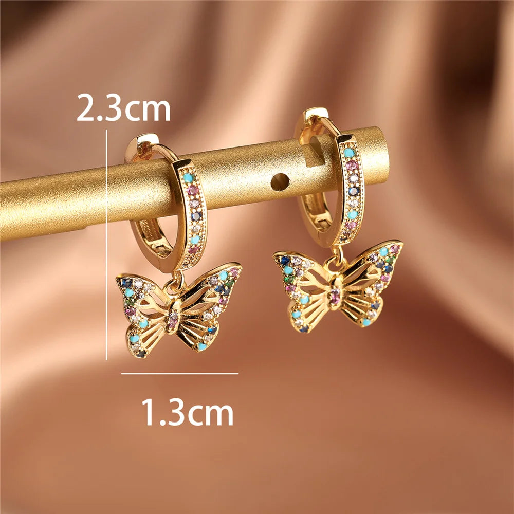 butterfly earrings !