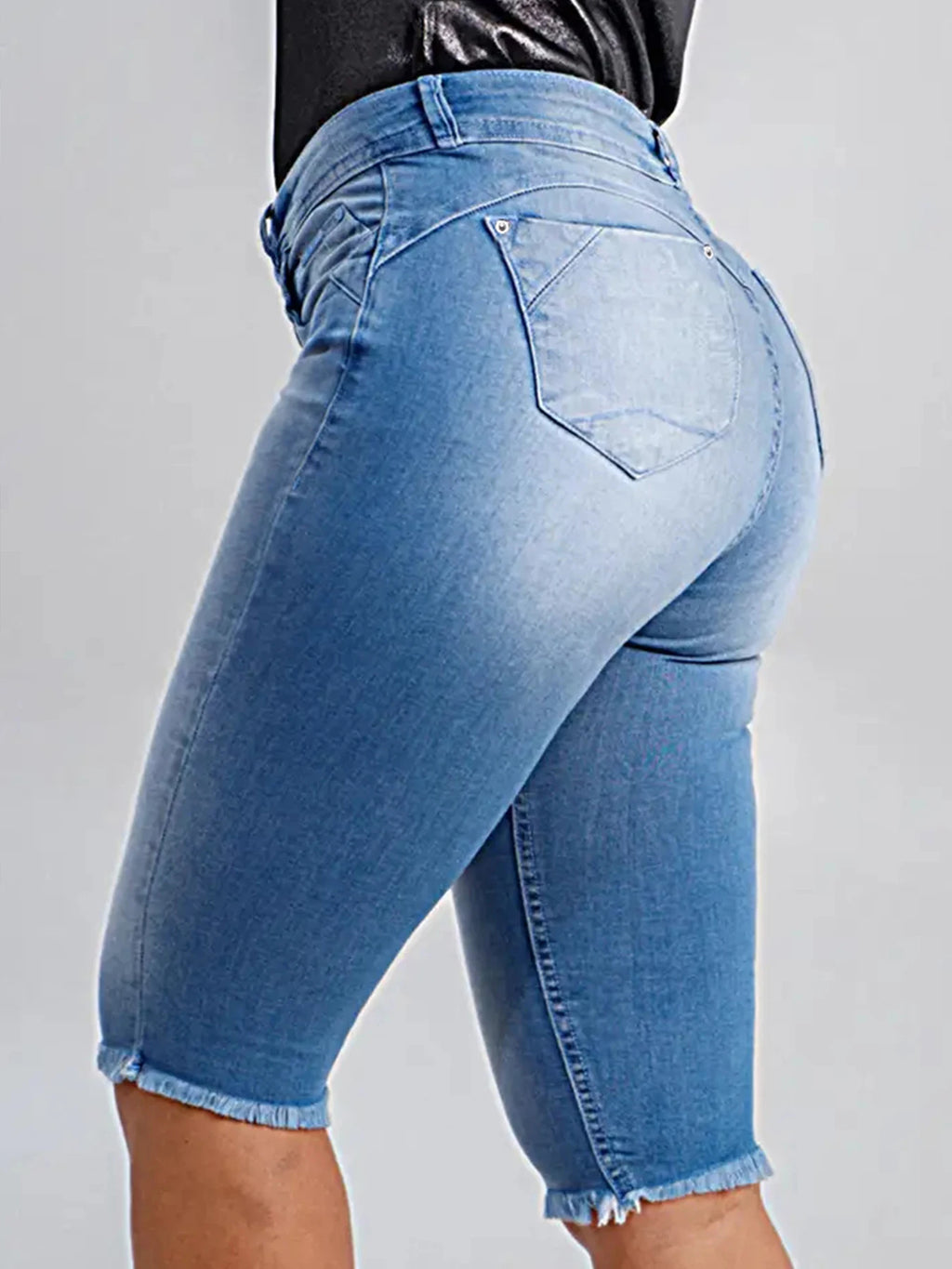 Women's Denim pants elastic slim!