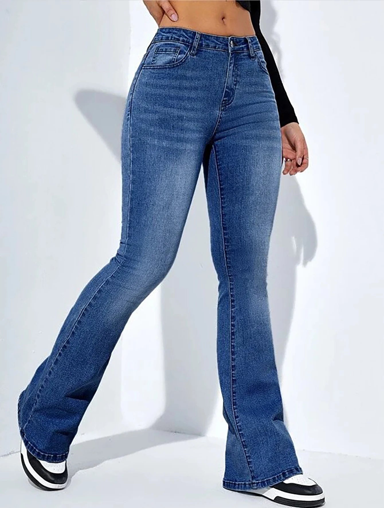 Women's jeans high waist stretch !
