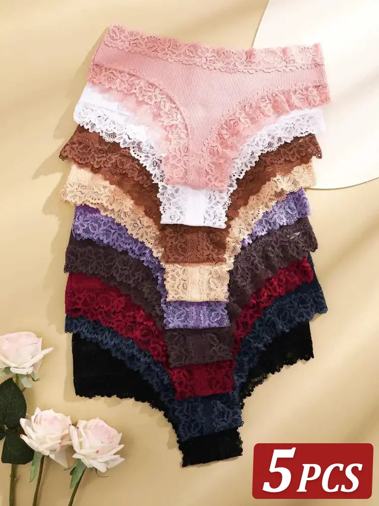 5Pcs/set  Cotton Panties , S-XL