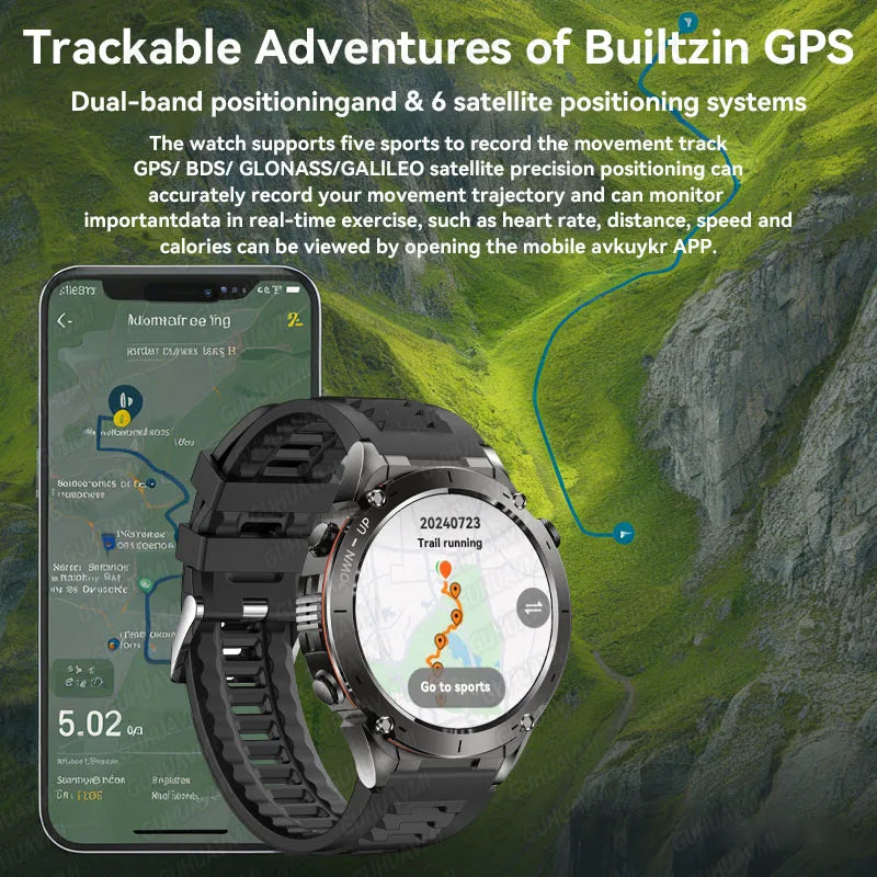 2025New Smart Watch Men 3ATM Waterproof  !