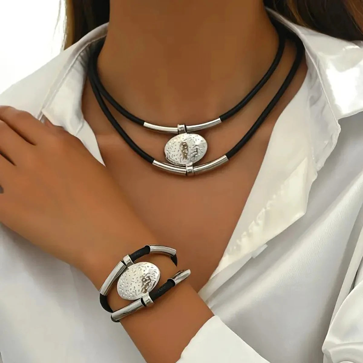 Leather Necklace !