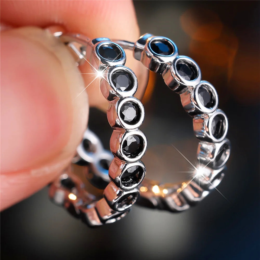 Galaxy Hoop Earrings !