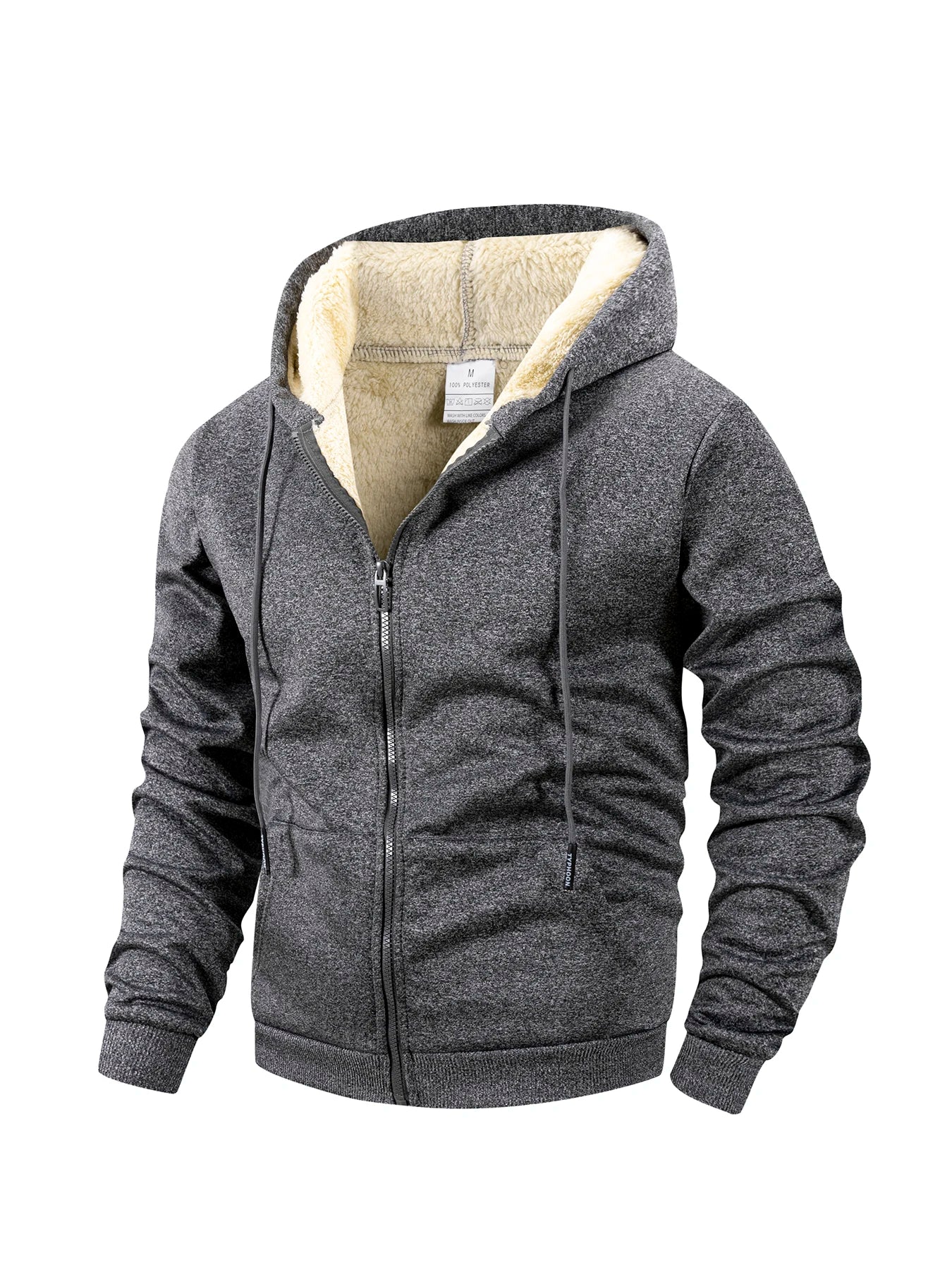 Winter Men's Zipper Jacket Fleece !