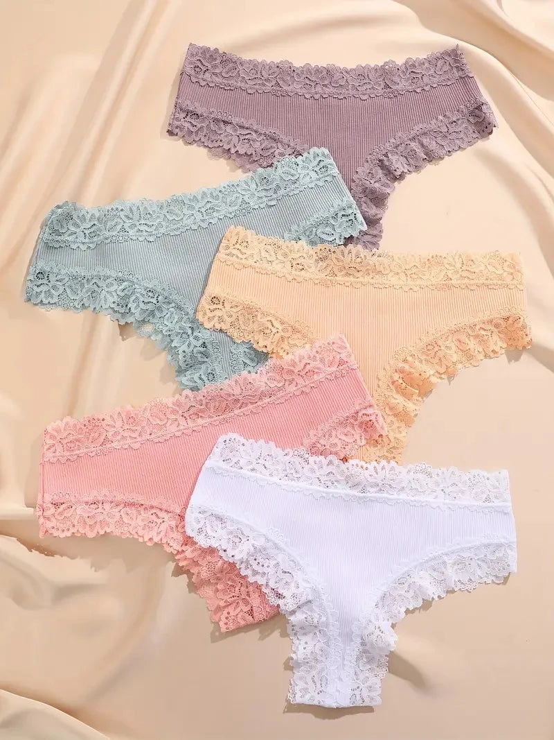 5Pcs/set  Cotton Panties , S-XL