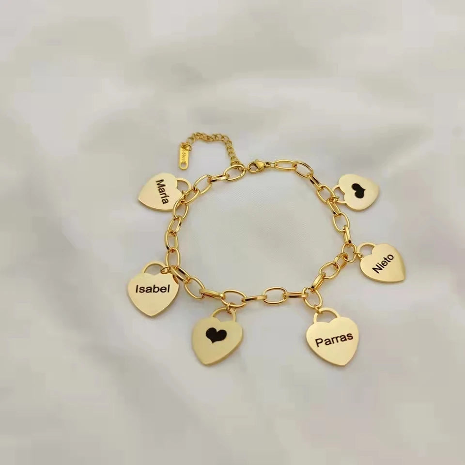 Customized Heart bracelet !