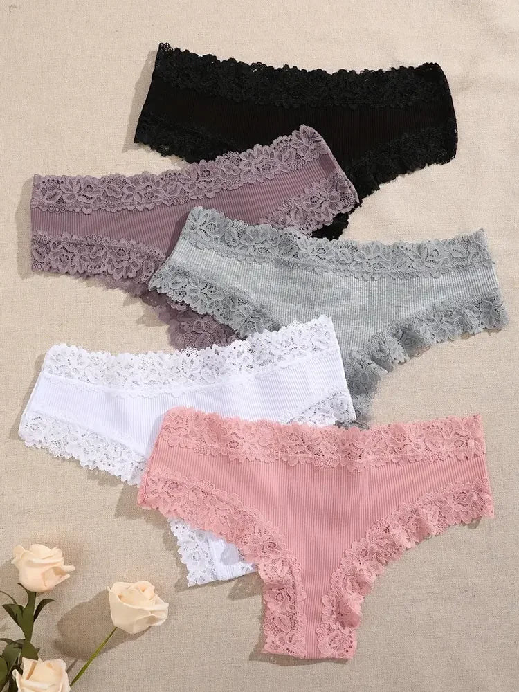 5Pcs/set  Cotton Panties , S-XL