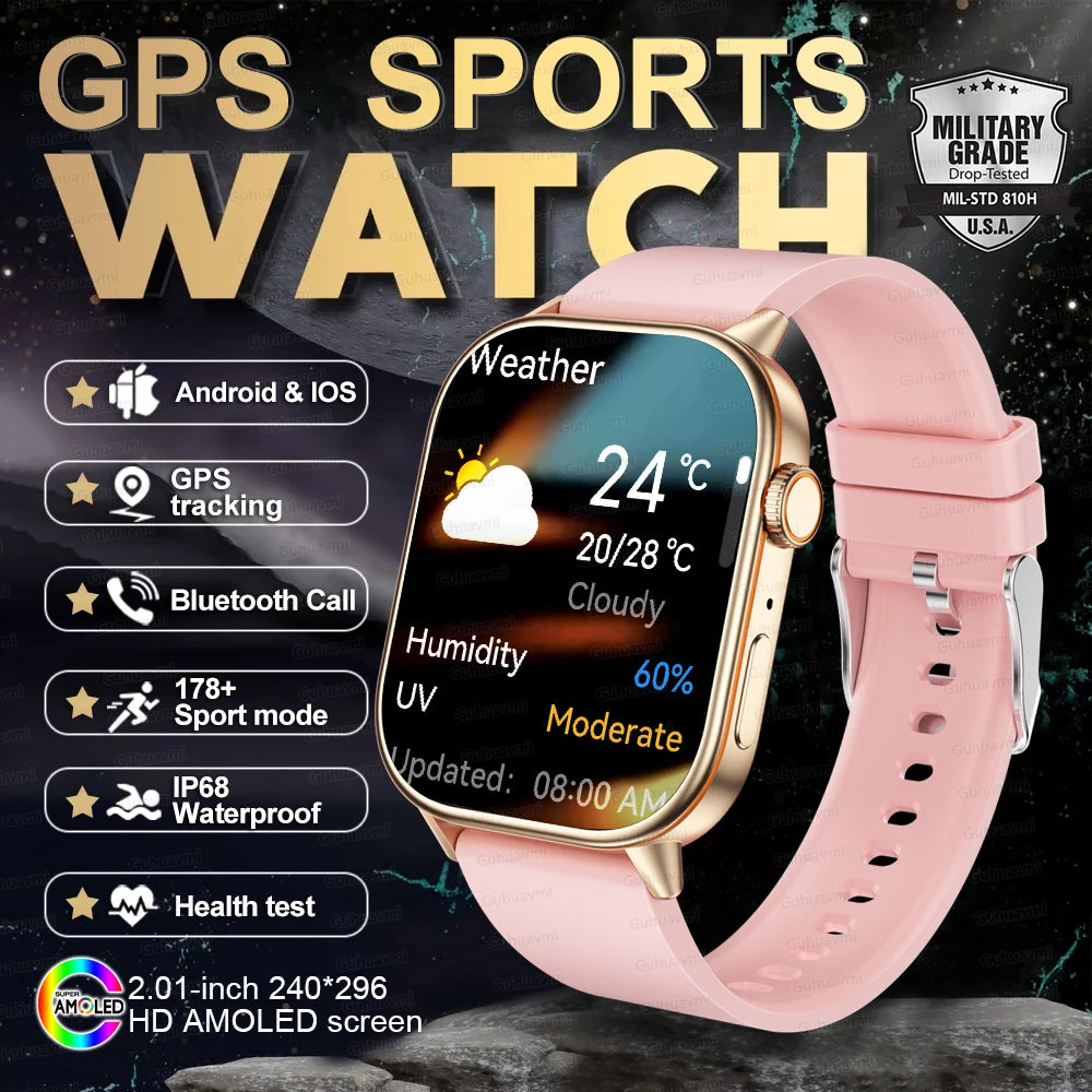 New Ultra GPS Smart Watch 5 ATM Waterproof!