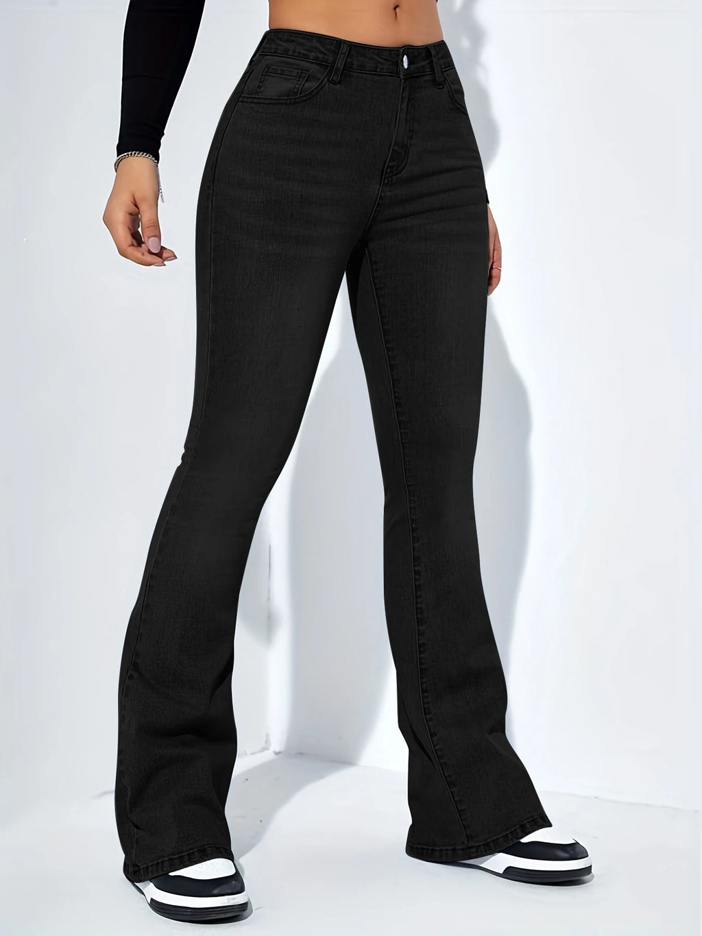 Women's jeans high waist stretch !