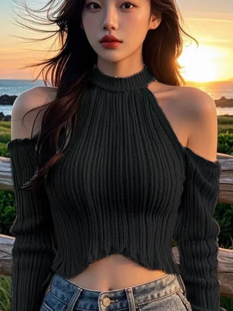 Stylish Plain Off Shoulder Sweater 2025 !