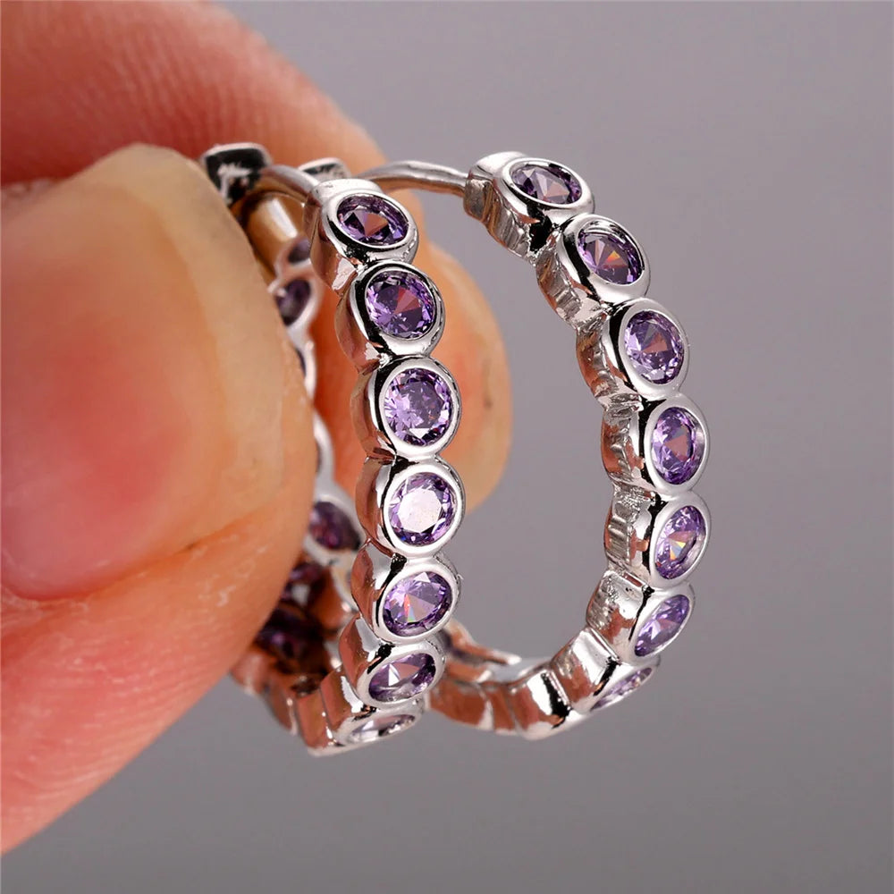 Galaxy Hoop Earrings !