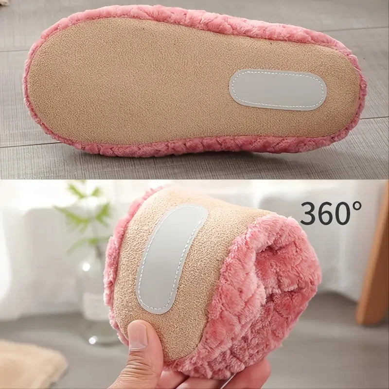 Unisex Fluffy Home Slippers Soft Lightweight Anti Slip Comfortable Indoor Slides for Autumn Winter !