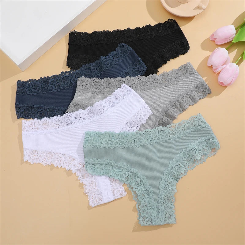 5Pcs/set  Cotton Panties , S-XL