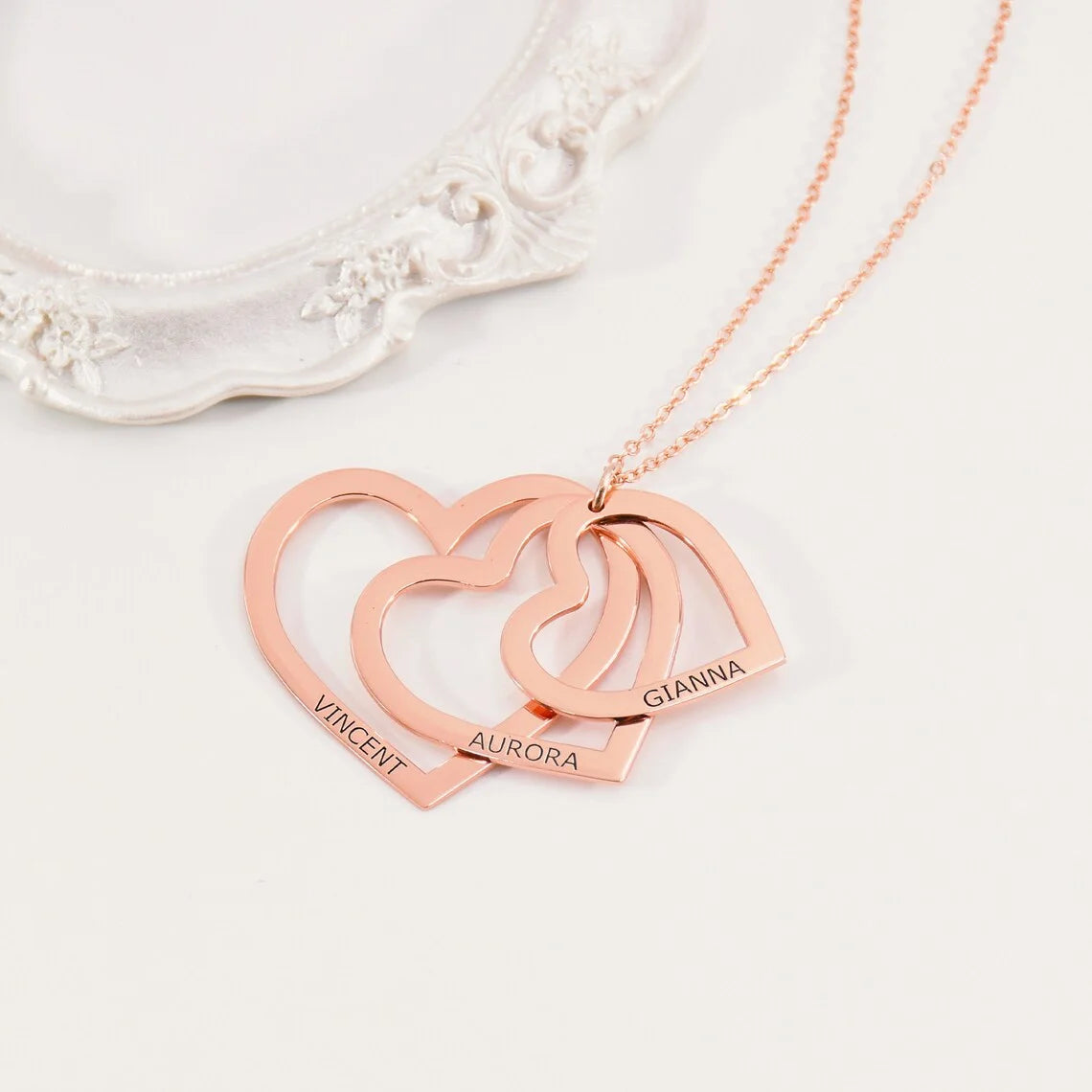 Custom Heart Name Necklace !