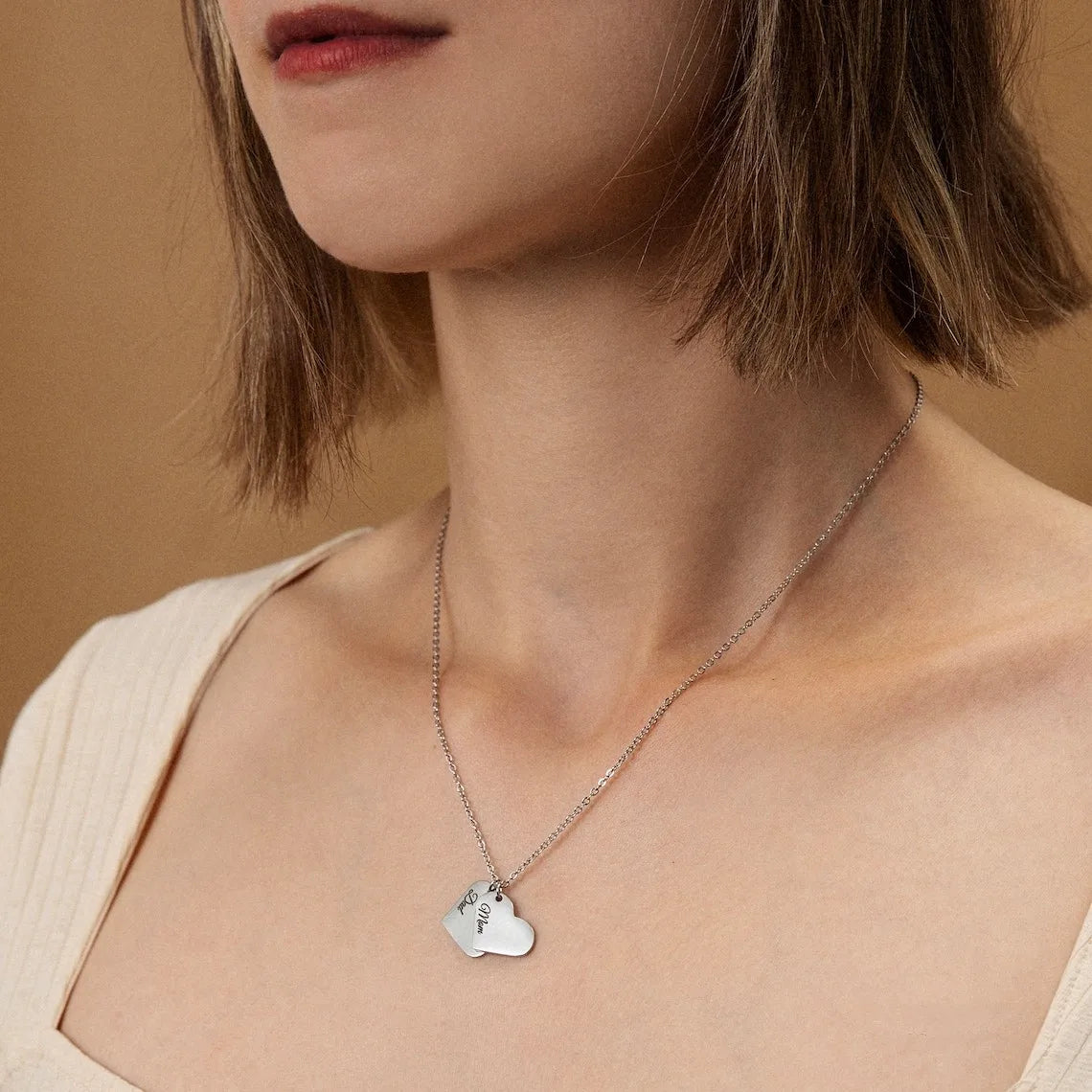 Heart Personalized Name Necklace !