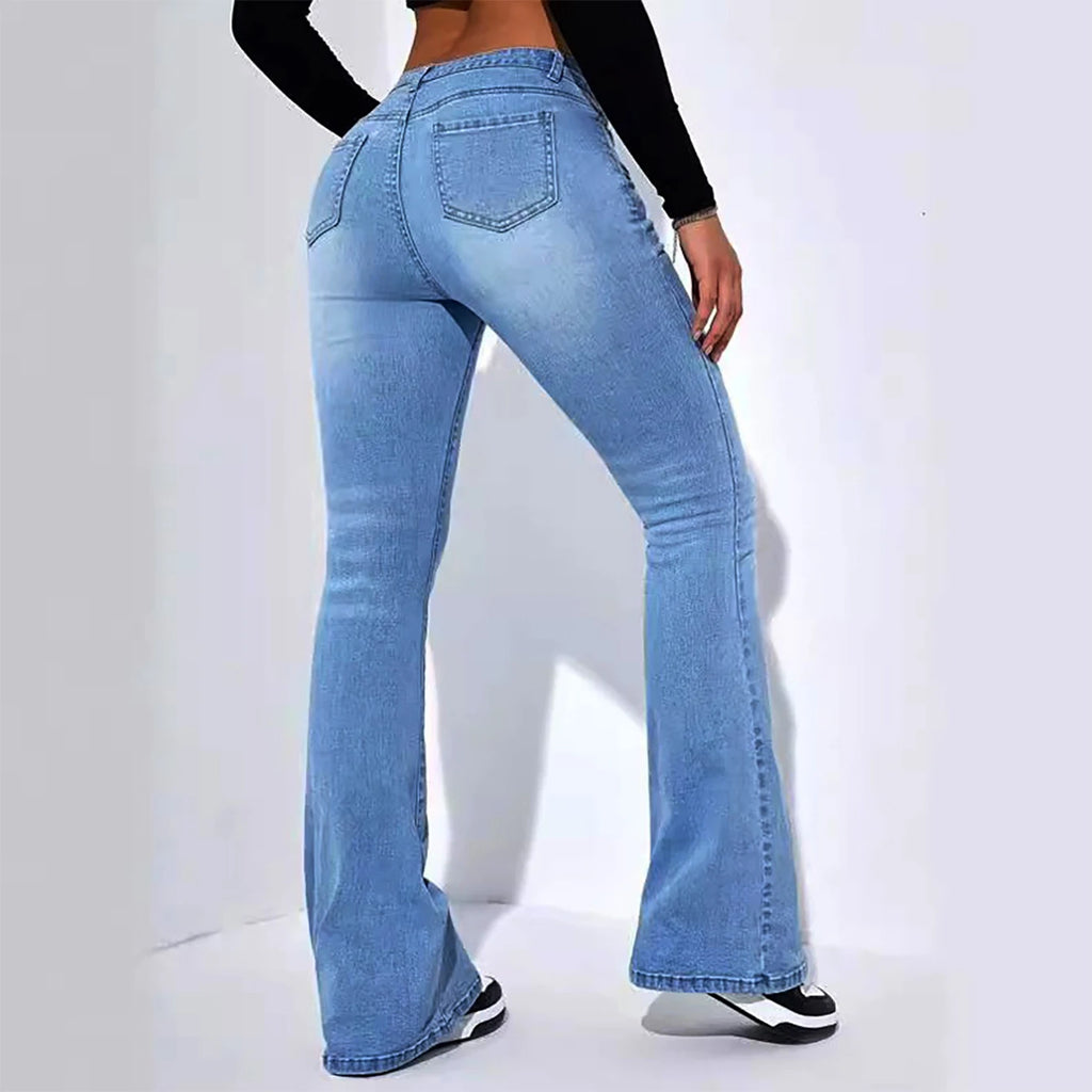 Women's jeans high waist stretch !