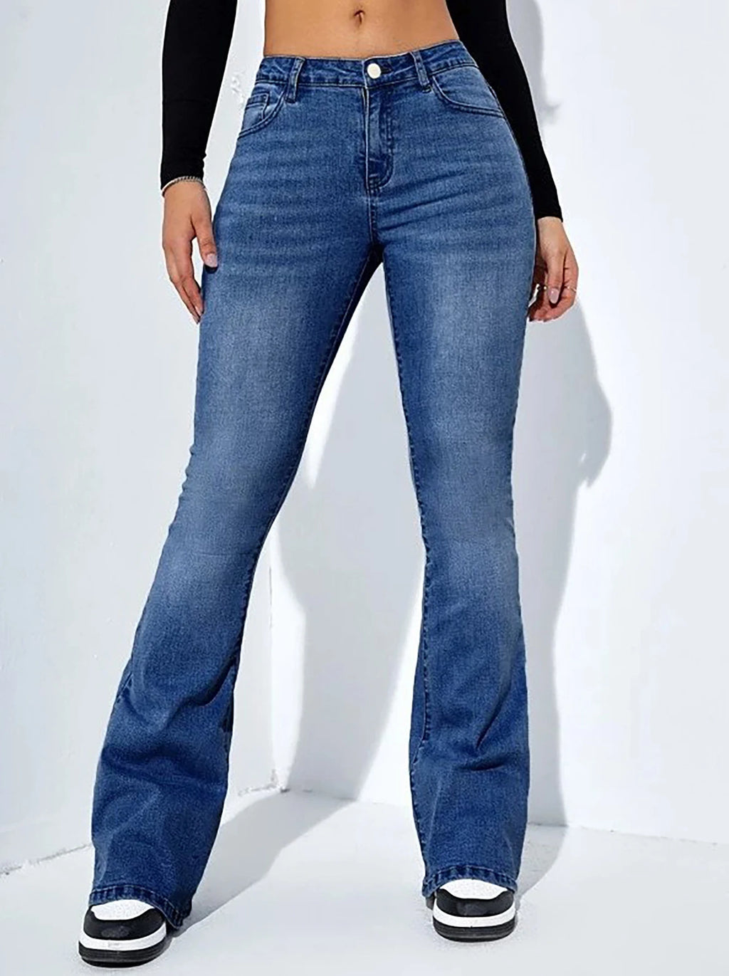 Women's jeans high waist stretch !