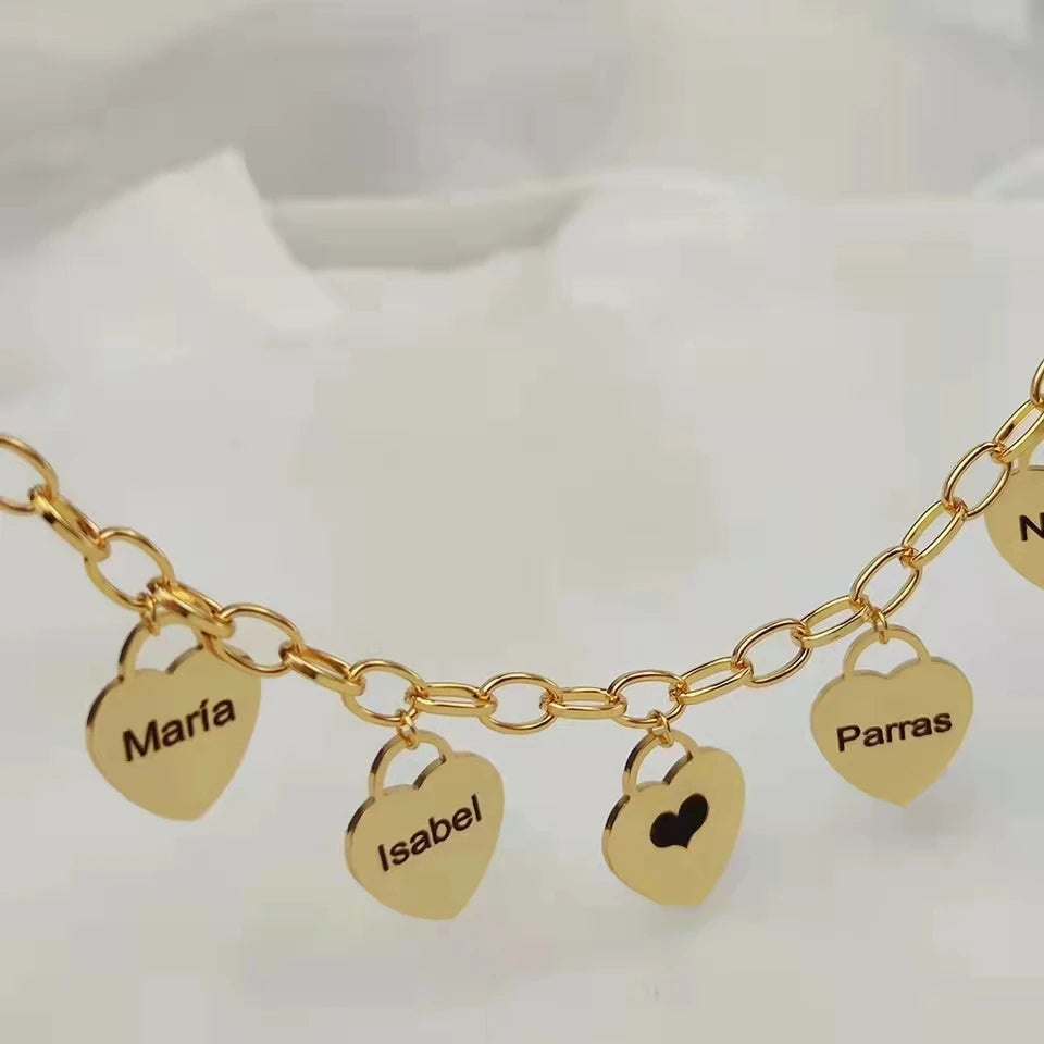 Customized Heart bracelet !