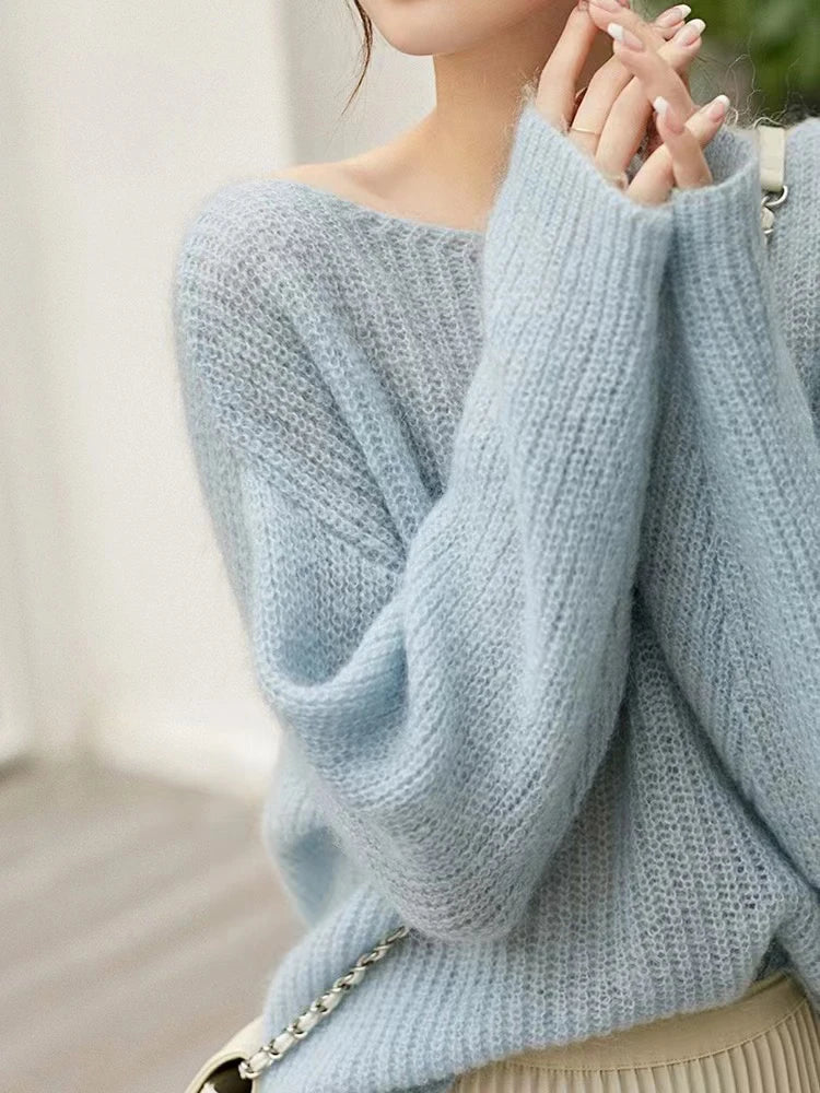 Sweater Pullover Loose Jumper Autumn Winter !