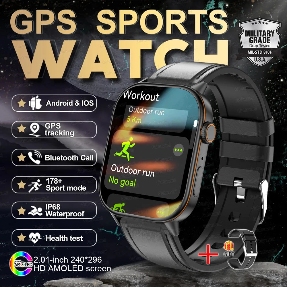 New Ultra GPS Smart Watch 5 ATM Waterproof!