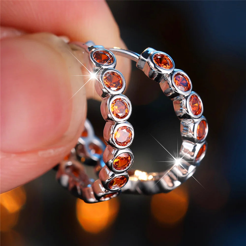 Galaxy Hoop Earrings !