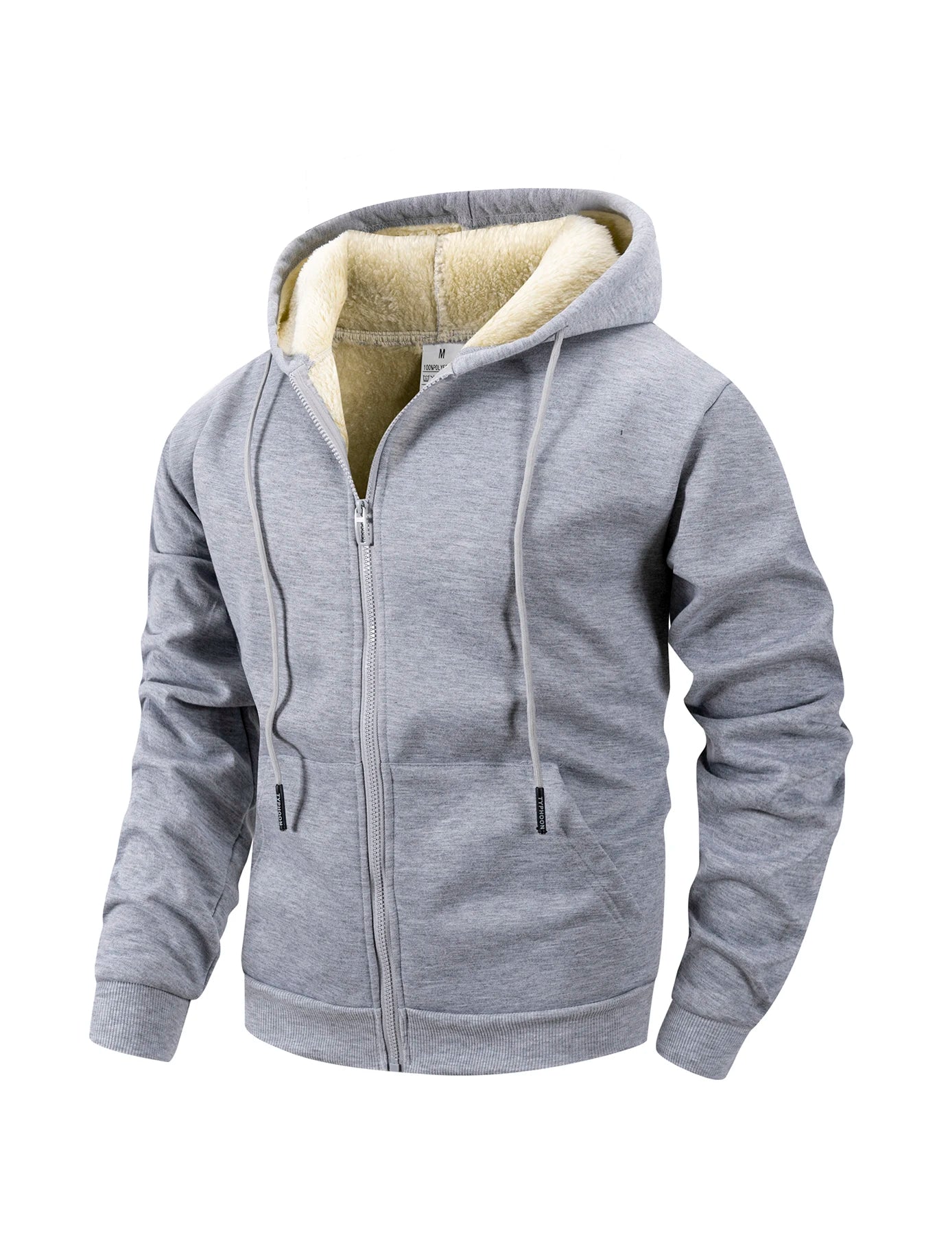 Winter Men's Zipper Jacket Fleece !