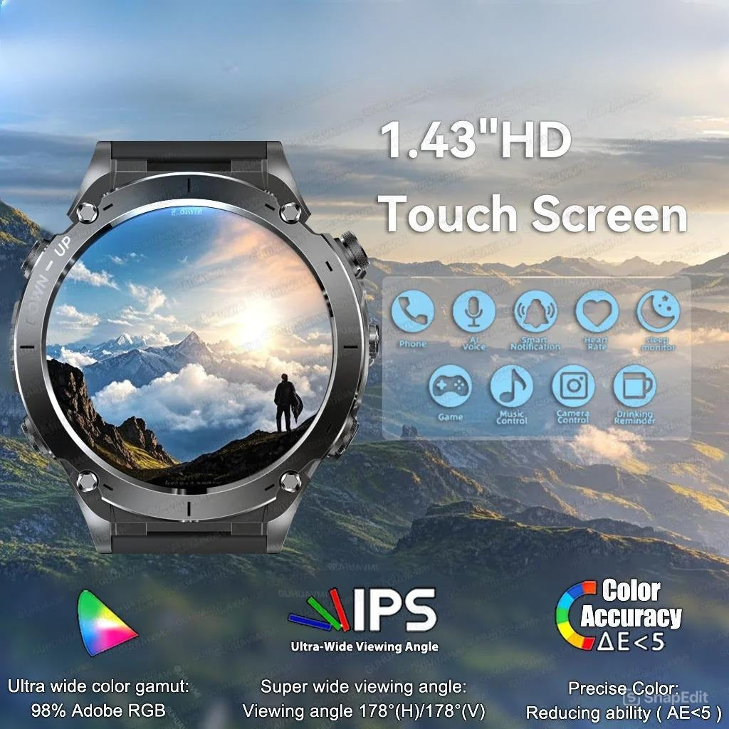 2025New Smart Watch Men 3ATM Waterproof  !